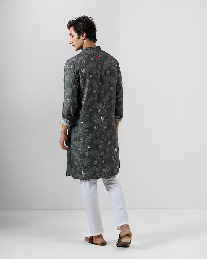 Rey Kurta - Silk Blend Classic Fit