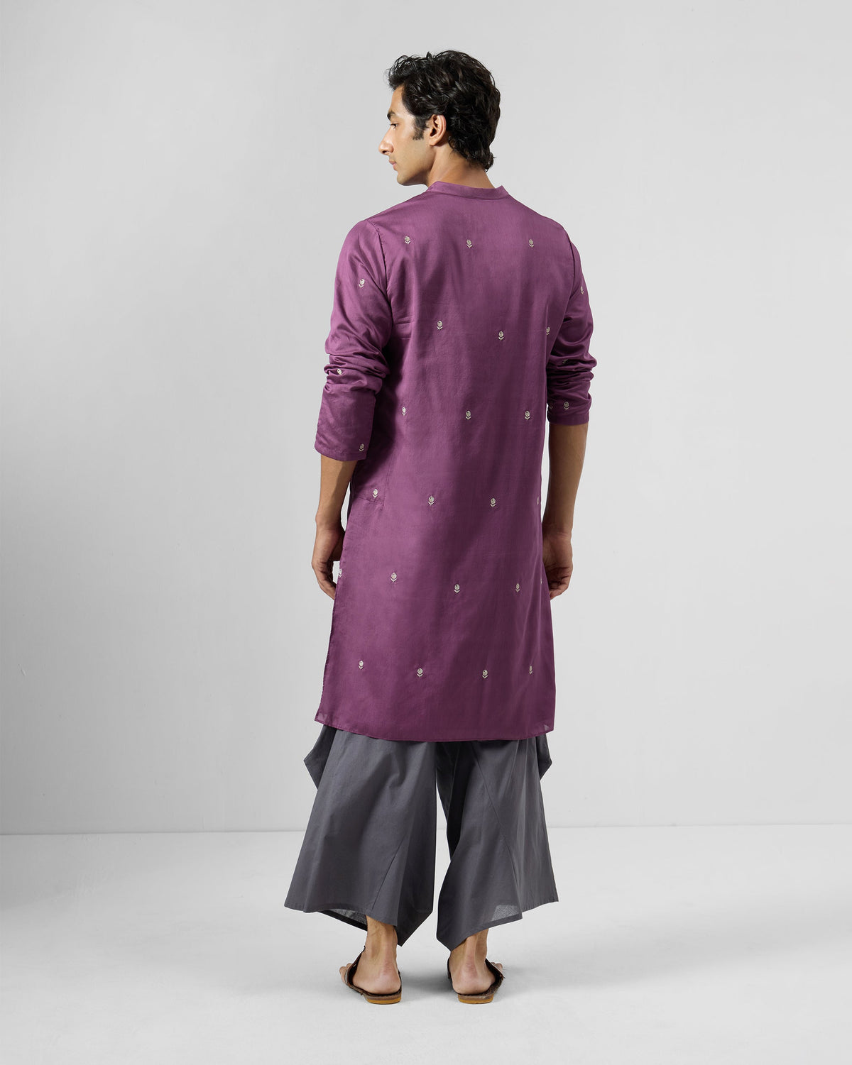Zenith Kurta - Zari Cotton Silk Classic Fit