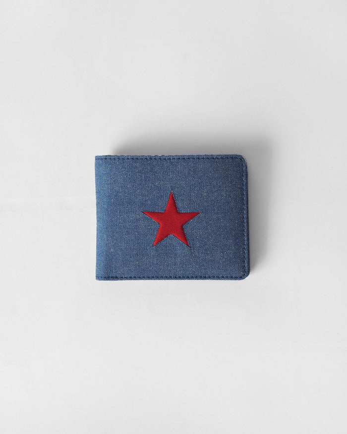 Classic Bi-Fold Wallet - Denim Blue