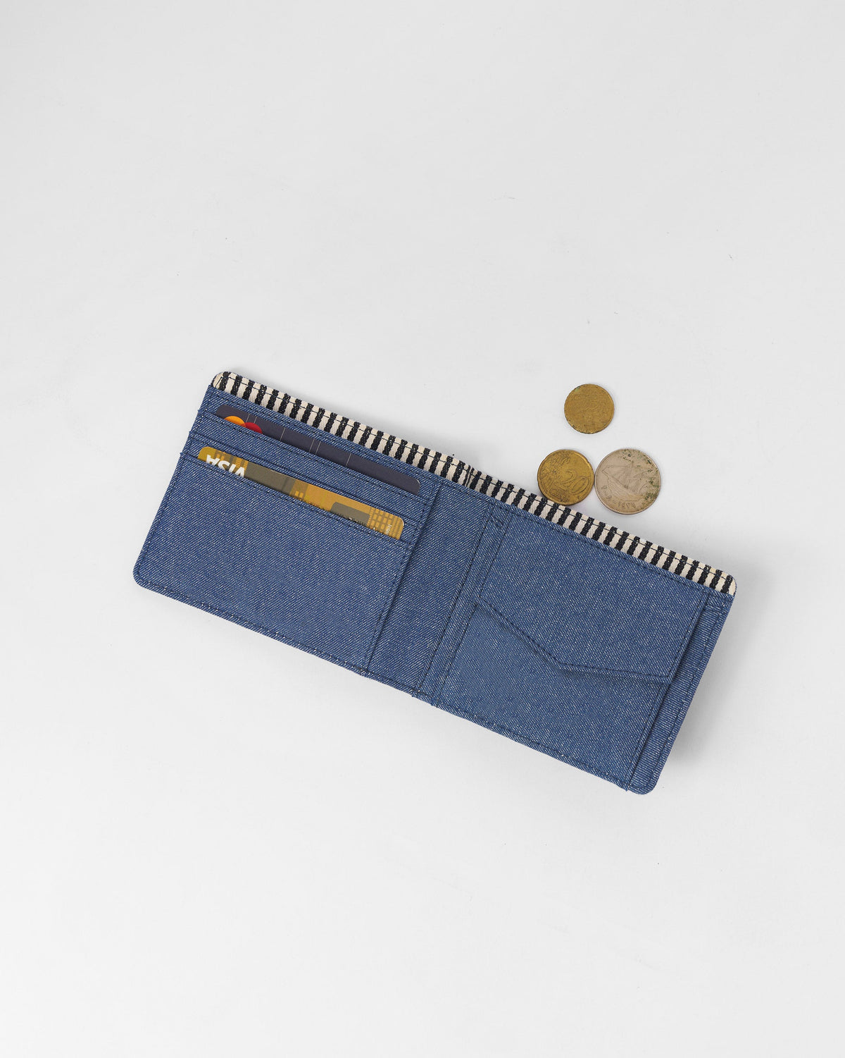 Classic Bi-Fold Wallet - Denim Blue