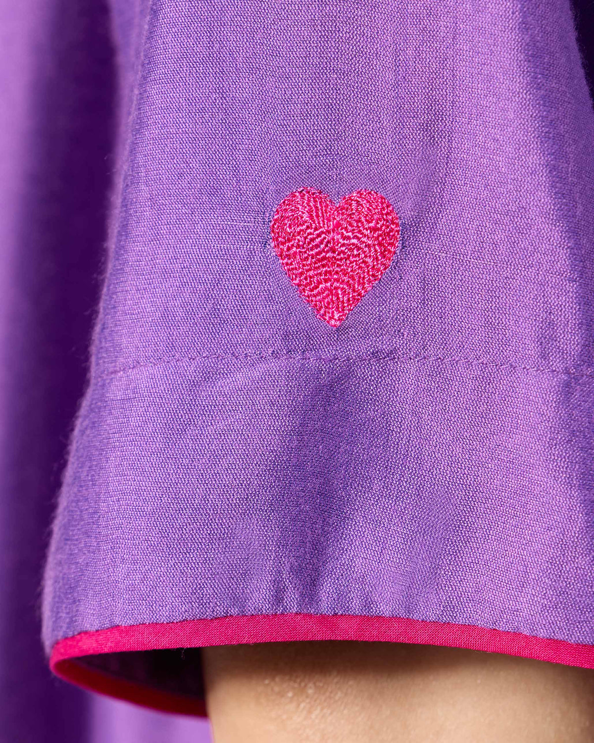 Happy Heart Dress - Silk Blend A-Line Fit