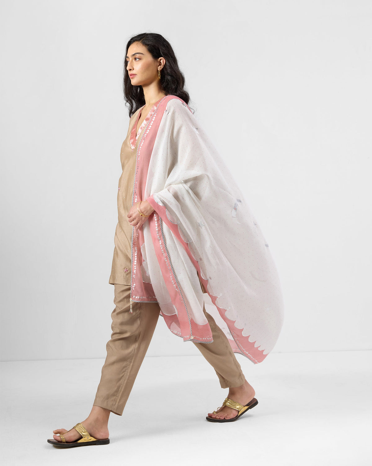 Keya Dupatta - Printed Cotton Silk