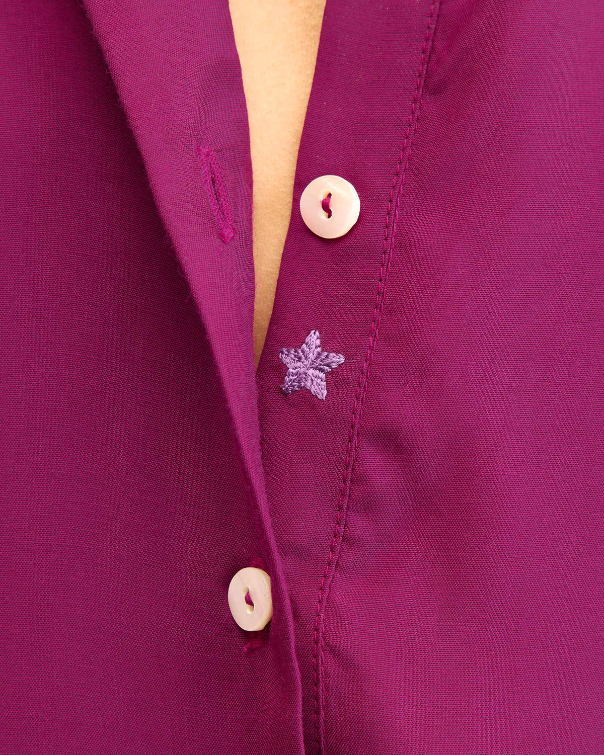 Basic Mid Length Kurta - Mulberry