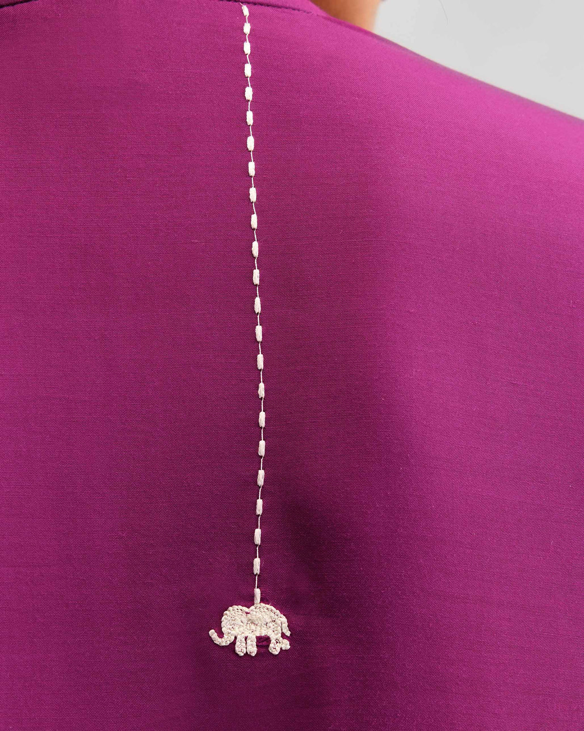 Basic Mid Length Kurta - Mulberry