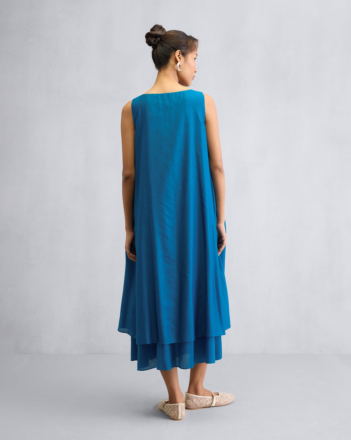 Double Layer Dress - Sapphire