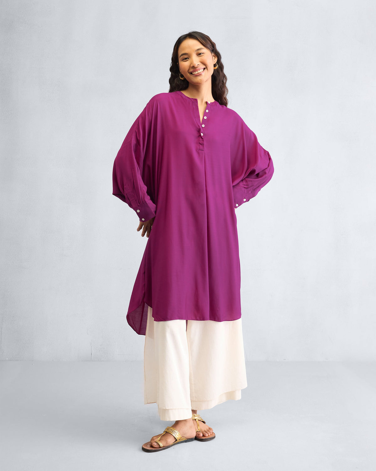 Lazy Sunday Tunic - Mulberry