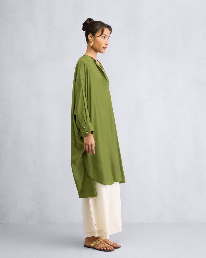 Lazy Sunday Tunic - Olive