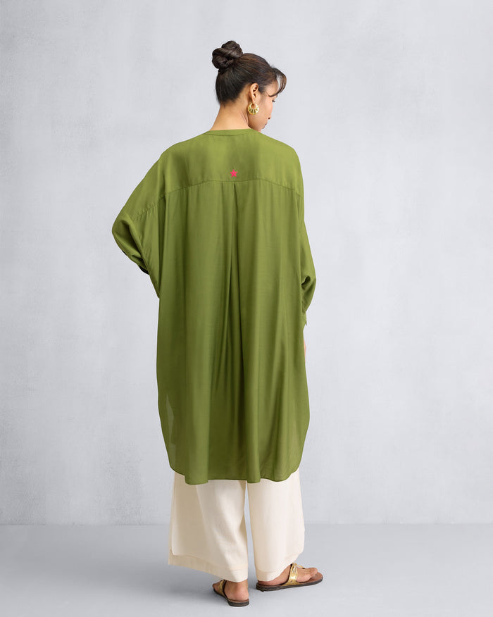 Lazy Sunday Tunic - Olive