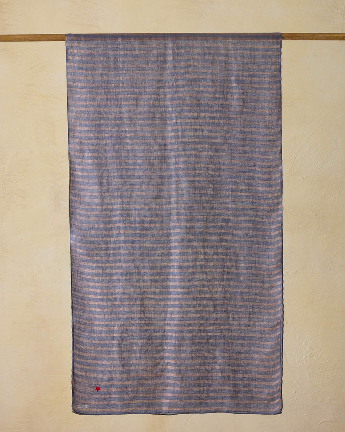 Firefly Scarf - Grey & Gold