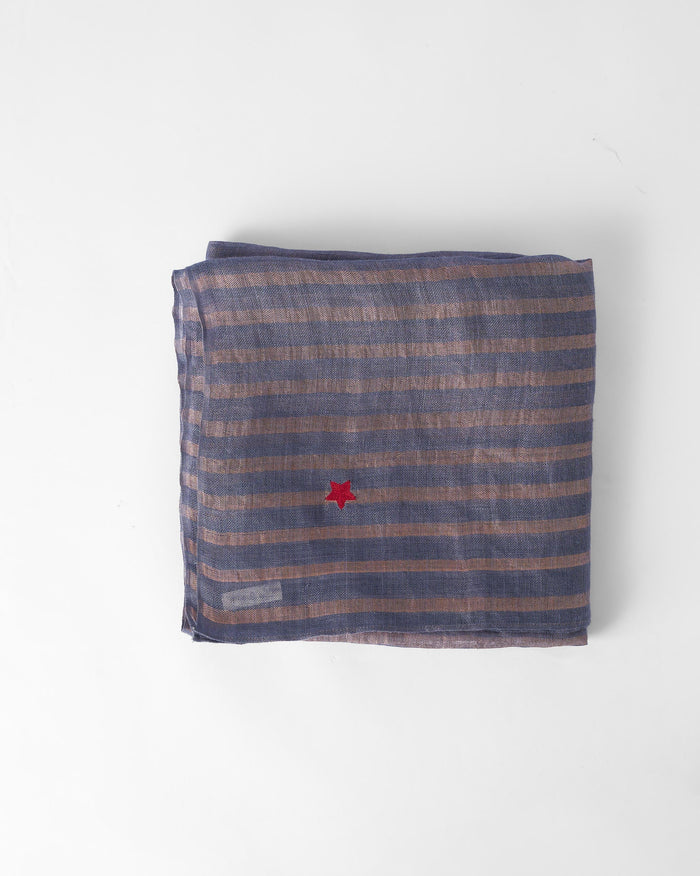 Firefly Scarf - Grey & Gold
