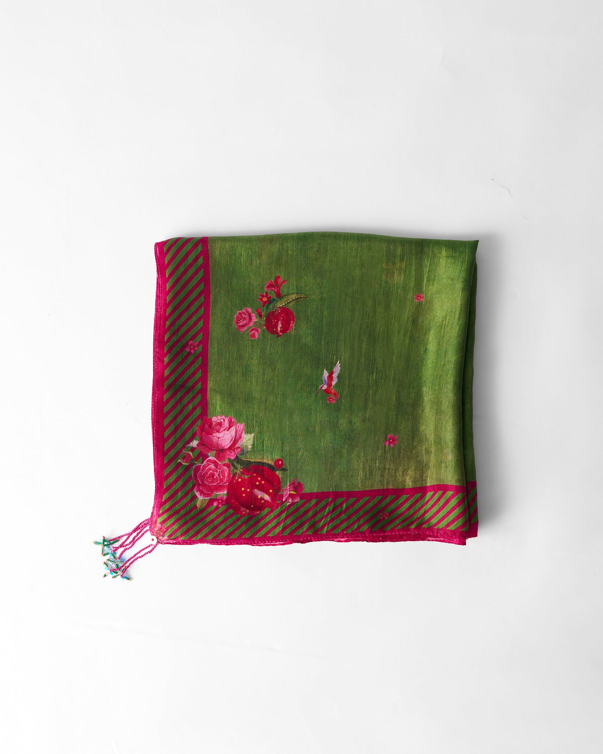 Bouquet Scarf - Green