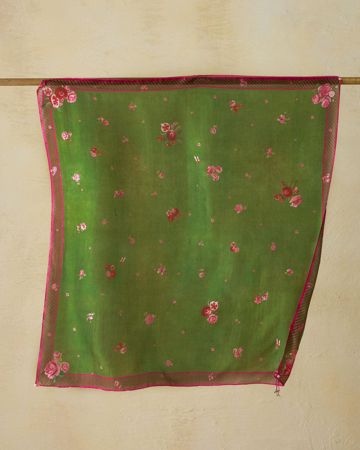 Bouquet Scarf - Green