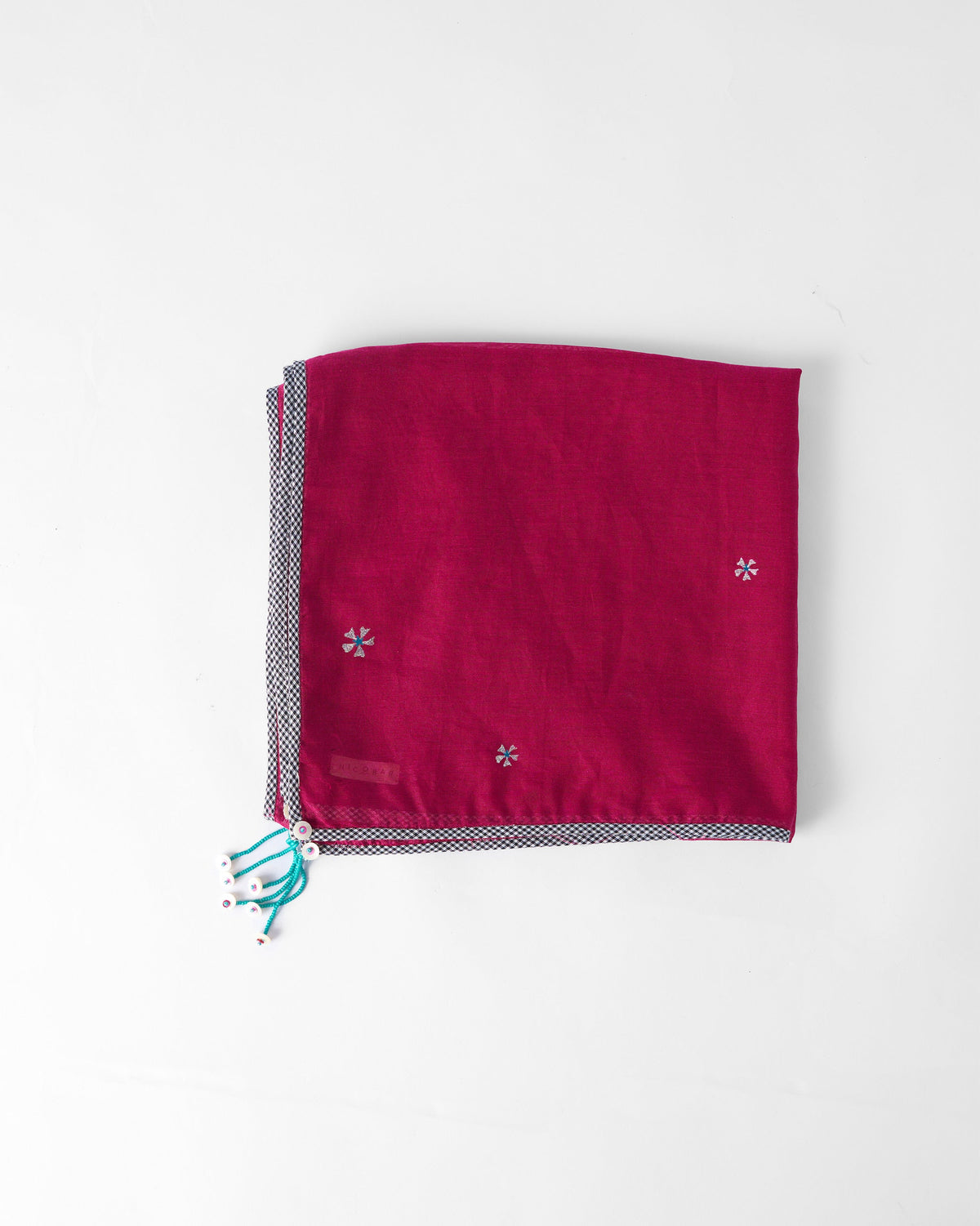 Jashn Scarf - Berry & Silver