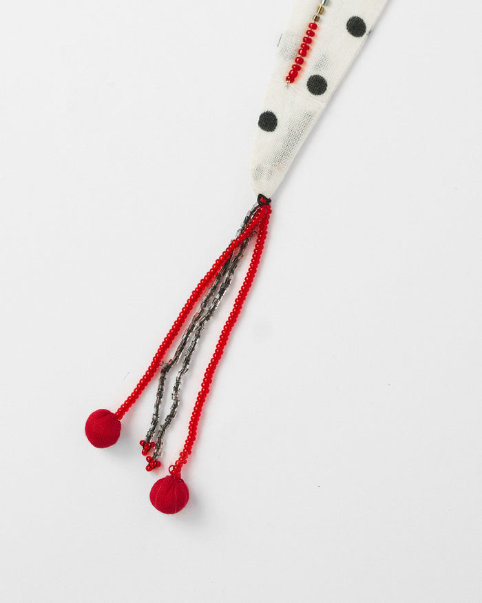 Polka Play Scarf - Ivory