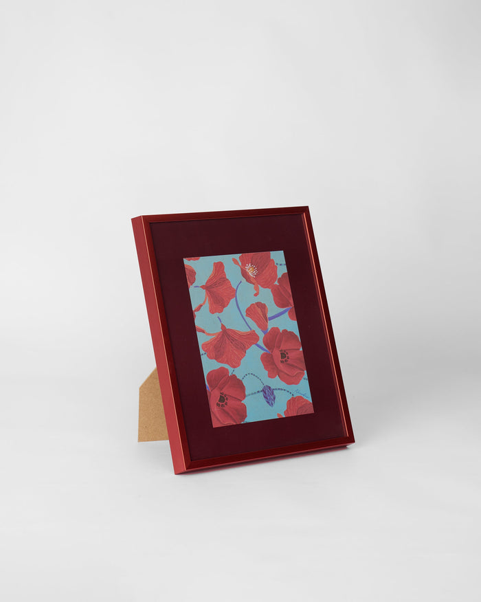 Poppy Wall Art - Red