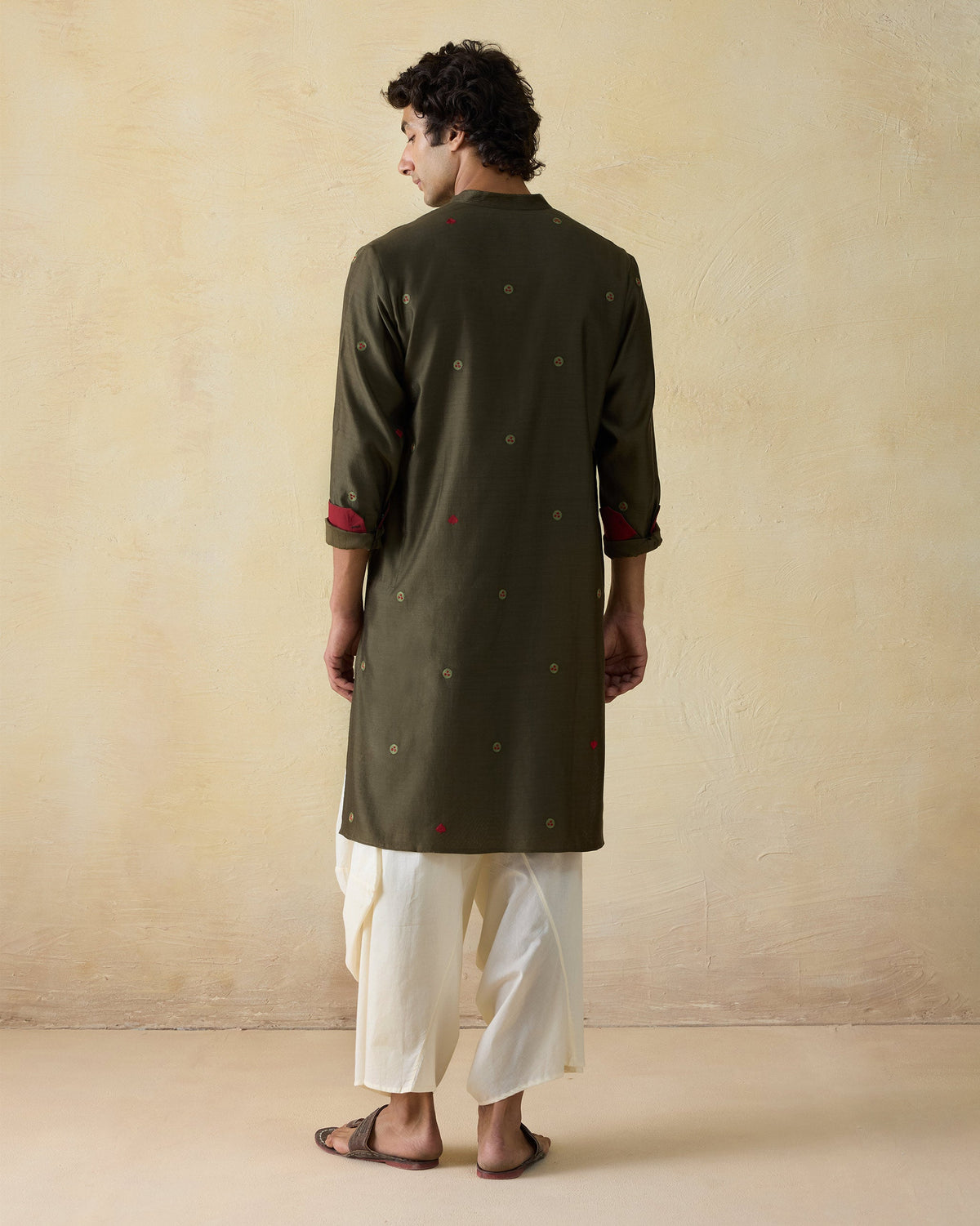 Neckband Kurta - Cotton Silk Classic Fit