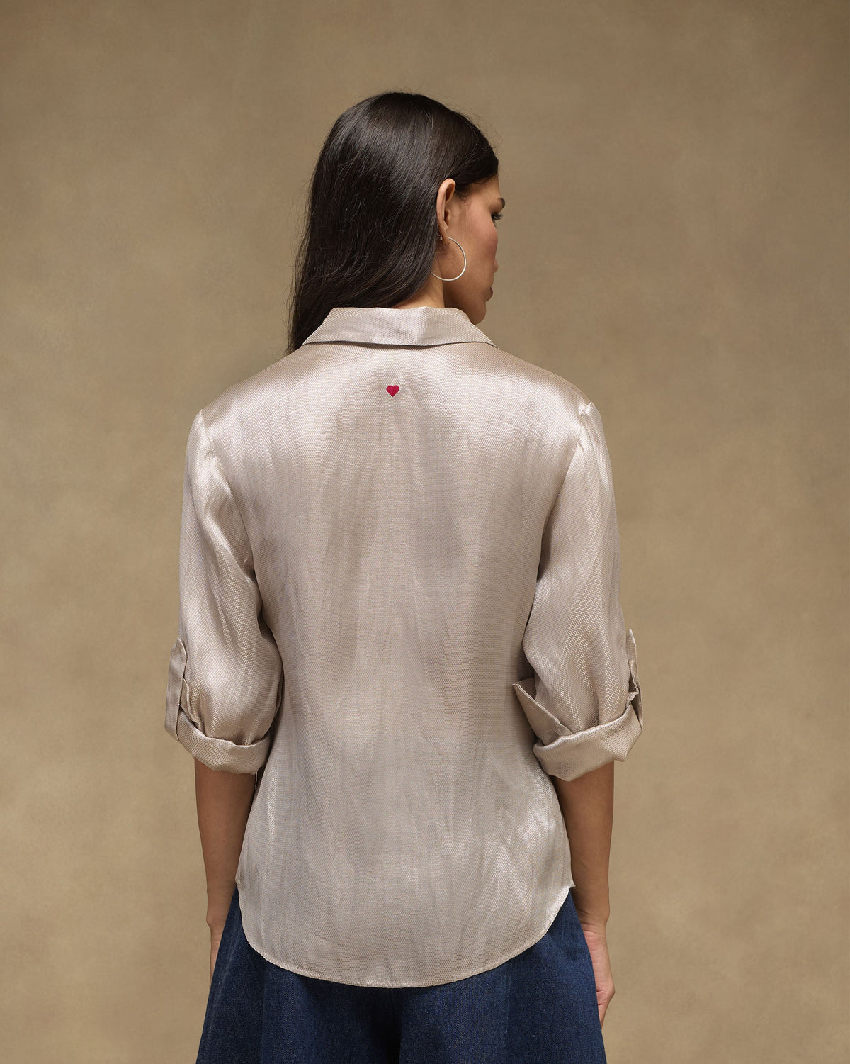 Starlight Shirt - Jacquard Tissue Organza