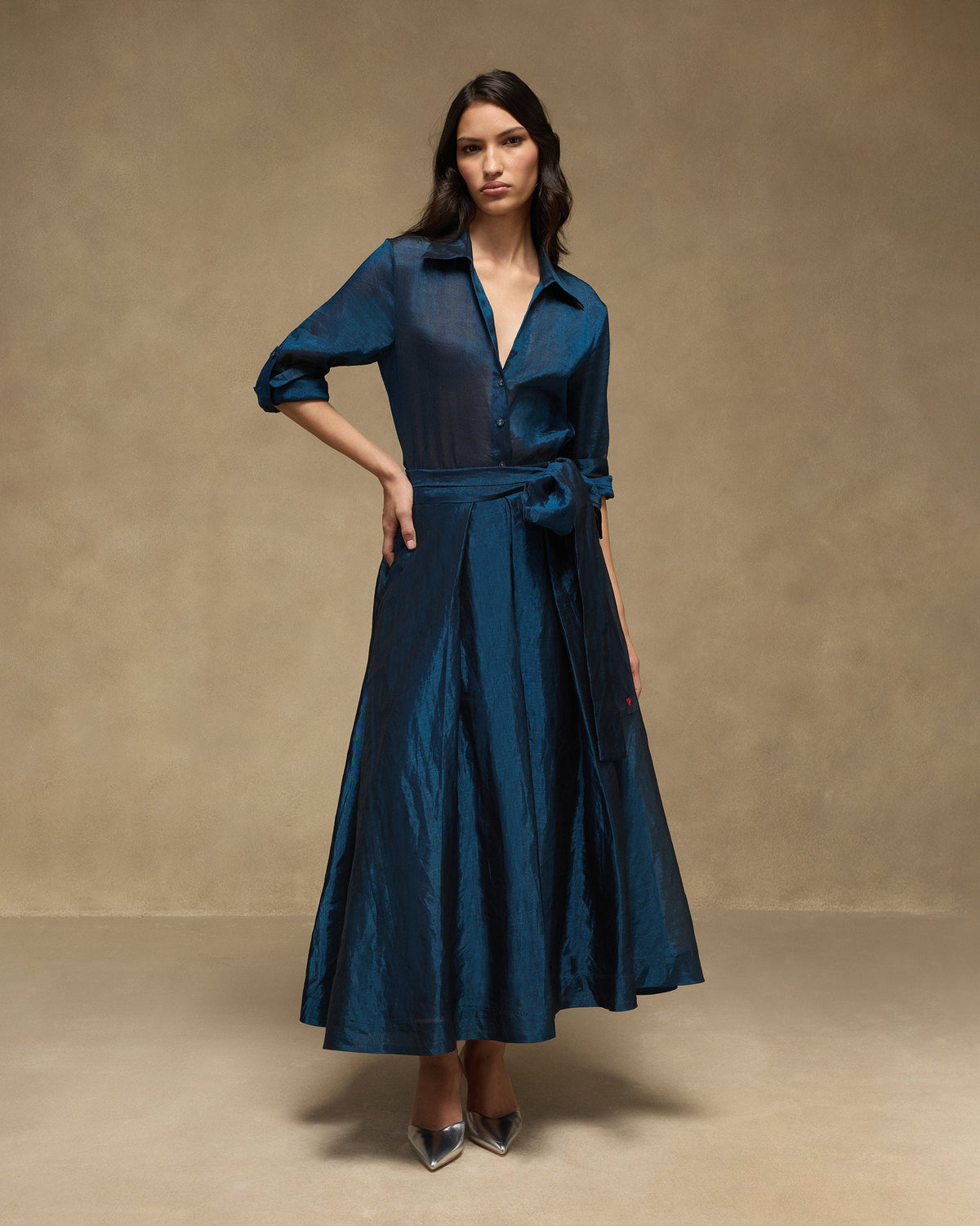 Dip Skirt - Jacquard Tissue Organza