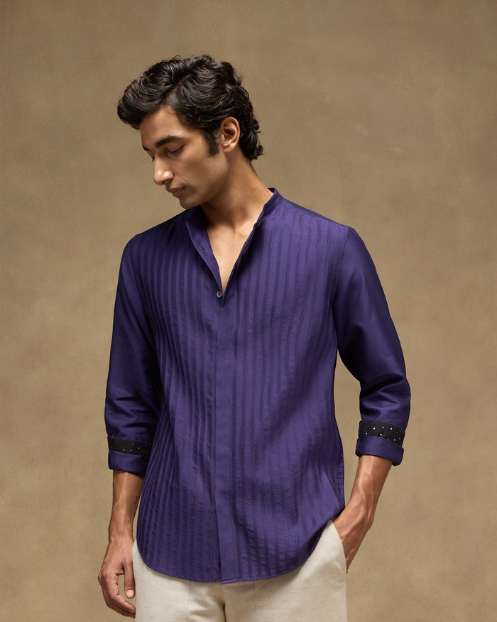 Sundown Shirt - Chanderi Slim Fit