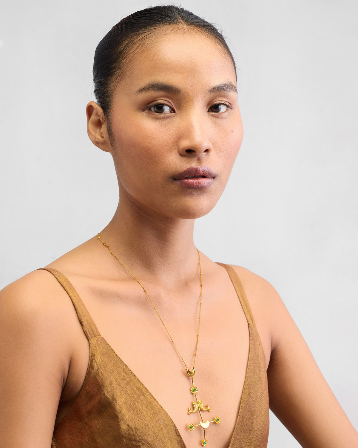 Gul Baag Necklace - Gold