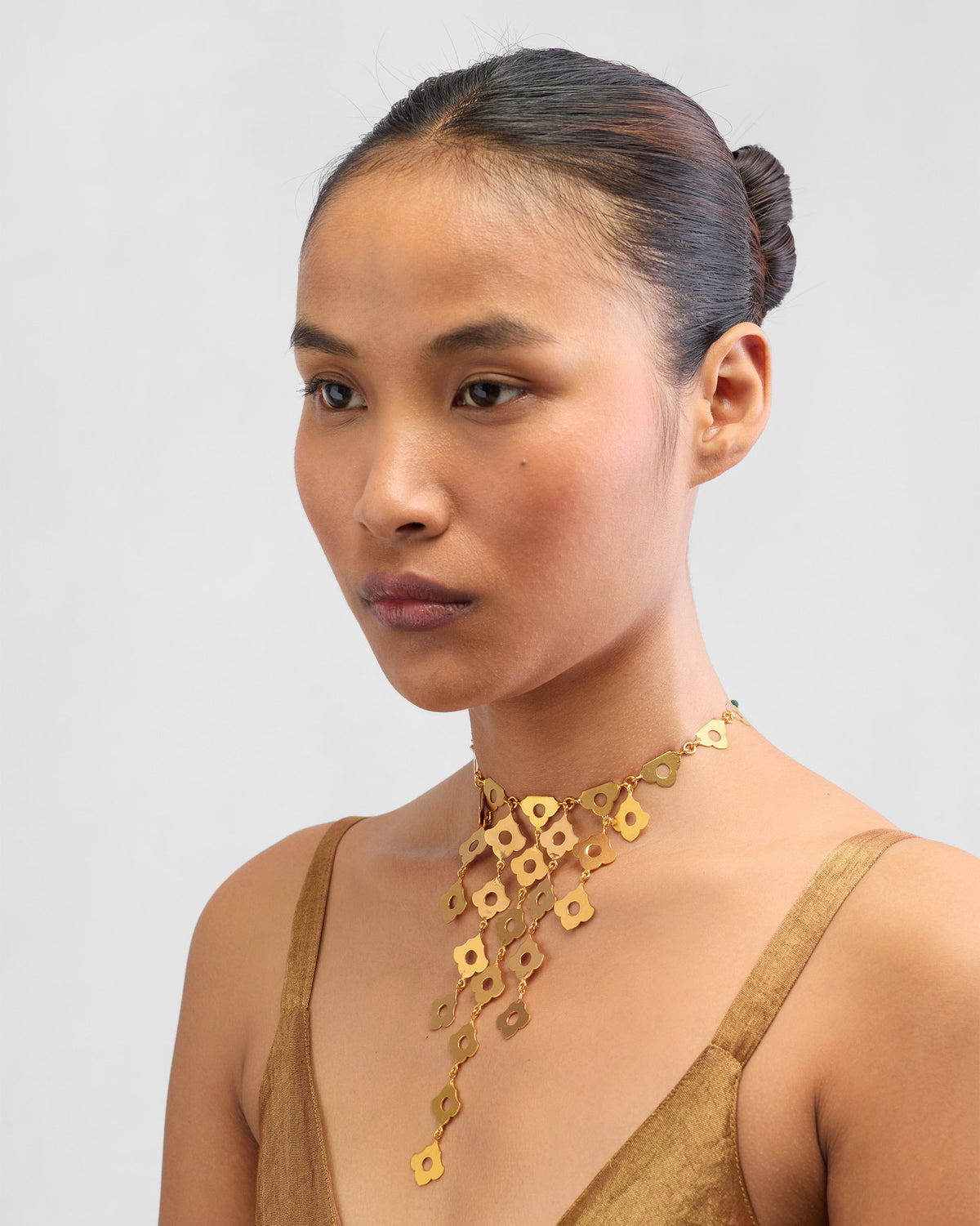 Phool Jaal Necklace - Gold