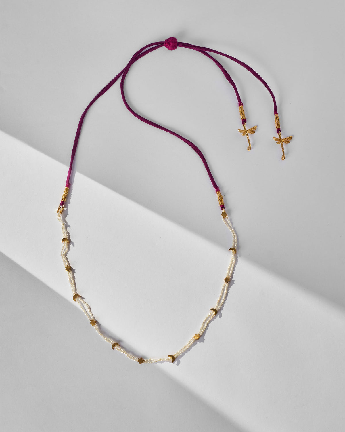 Bindu Pearl Necklace - Gold