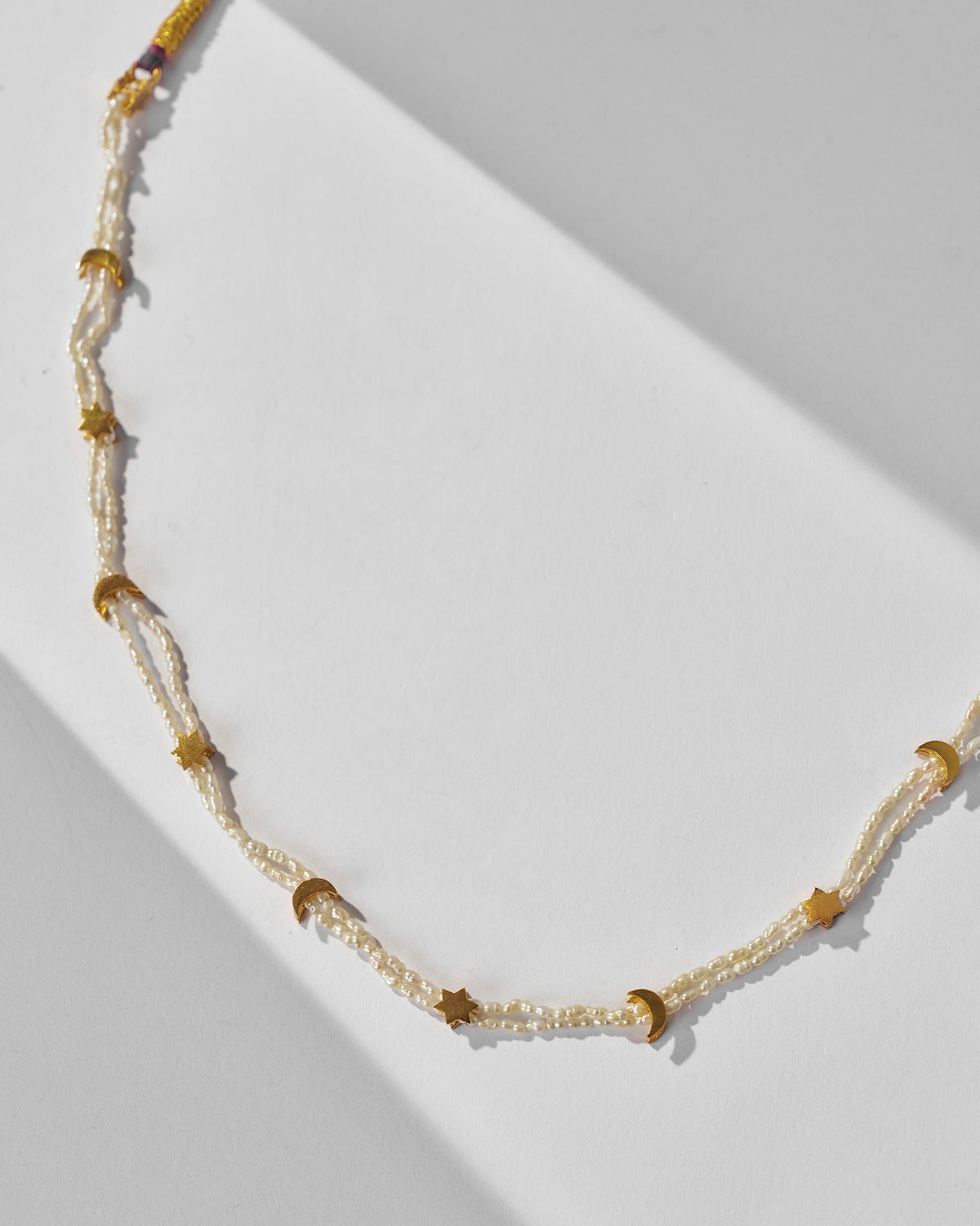 Bindu Pearl Necklace - Gold