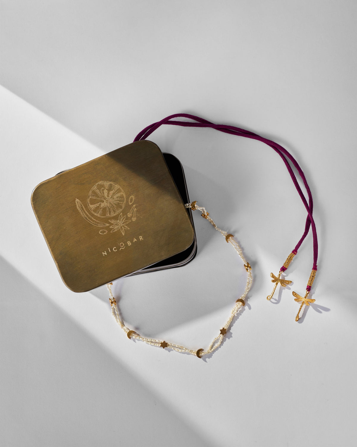 Bindu Pearl Necklace - Gold