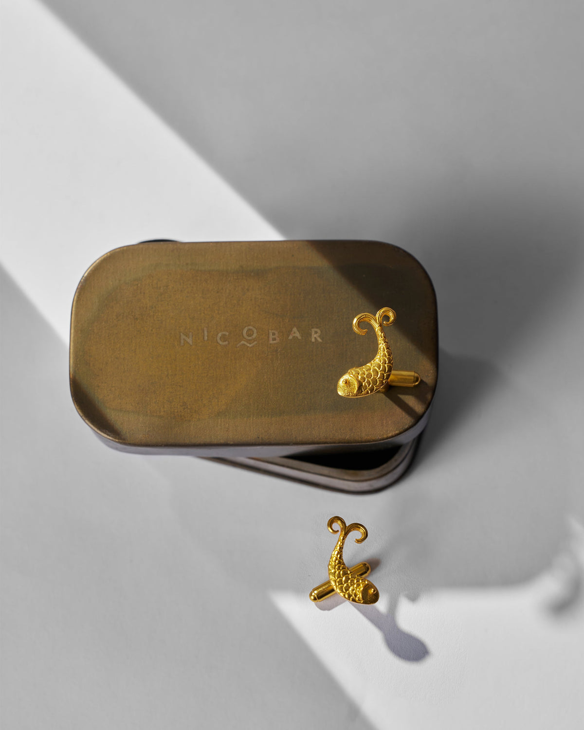 Jalpari Cufflinks - Gold