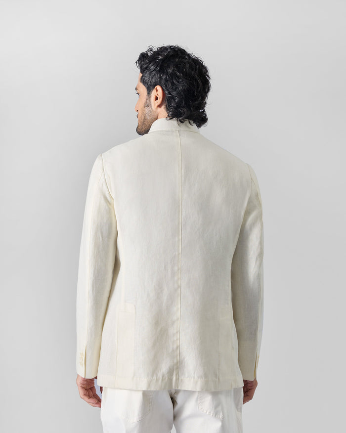 Tahr Bandhgala - Ivory