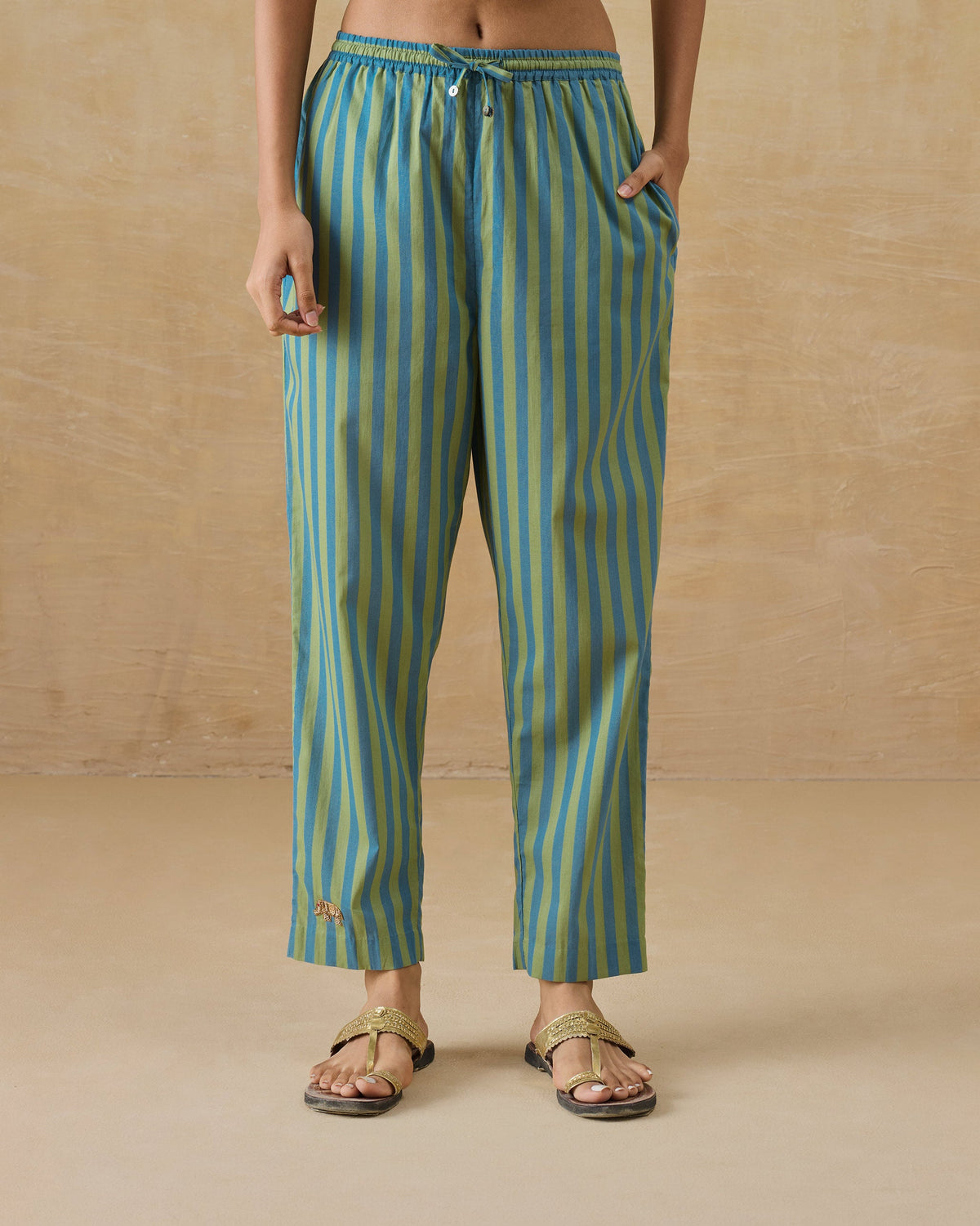 Arzoie Pants - Organic Cotton Voile Narrow Fit