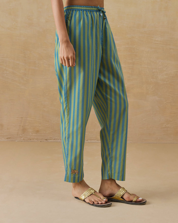 Arzoie Pants - Organic Cotton Voile Narrow Fit