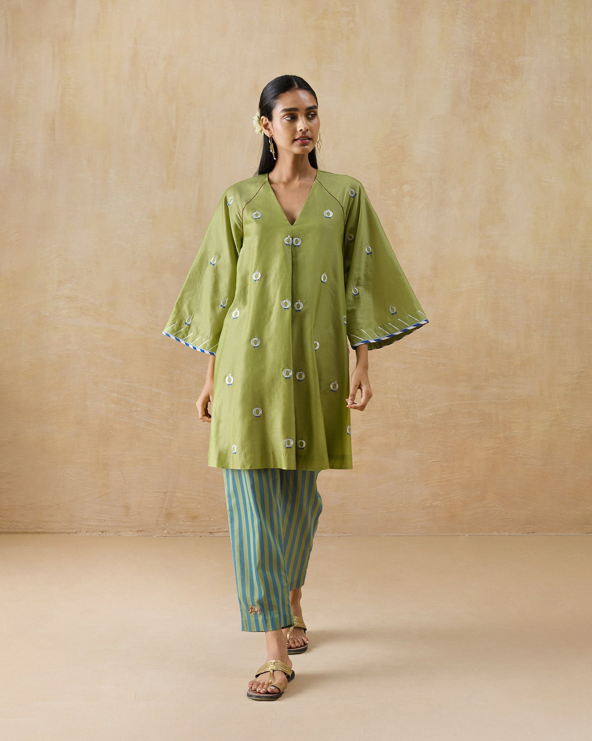 Arzoie Pants - Organic Cotton Voile Narrow Fit