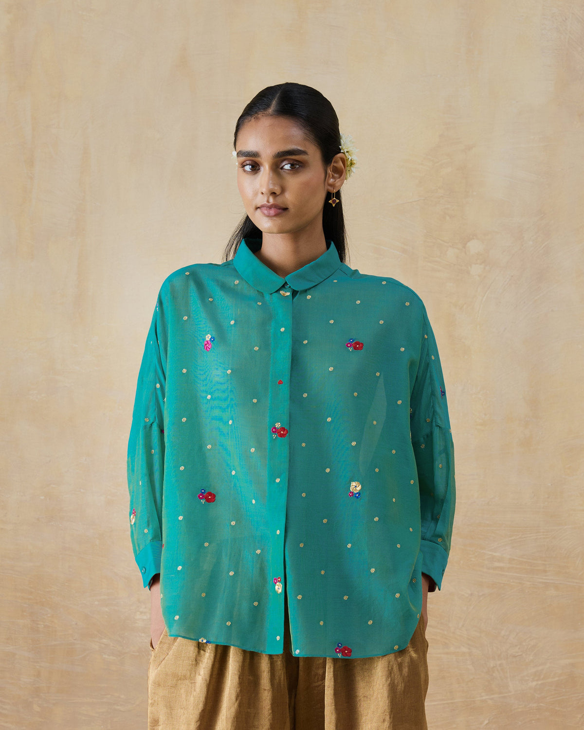 Boxy Shirt - Cotton Silk Loose Fit
