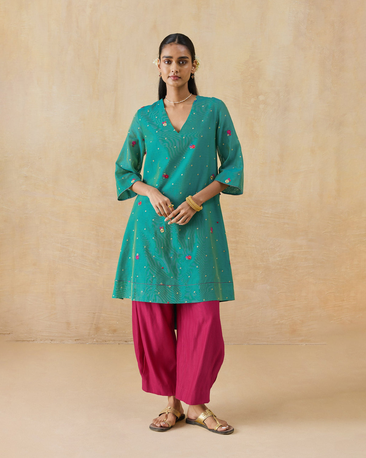 Twilight Kurta - Cotton Silk Regular Fit