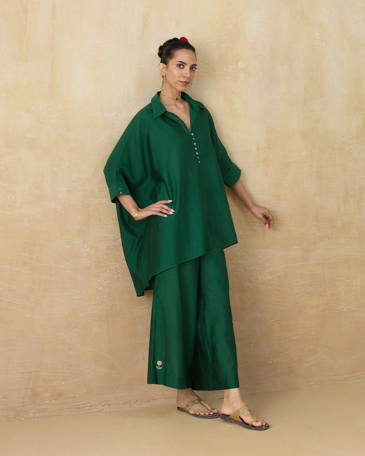 Hala Tunic - Cotton Silk Loose Fit