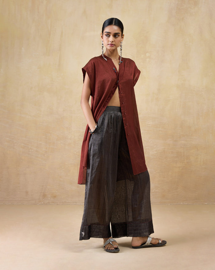 Tango Kaftan - Metallic Tissue Free Size