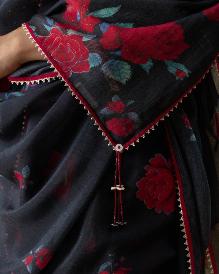 Fizz Dupatta - Printed Cotton Silk