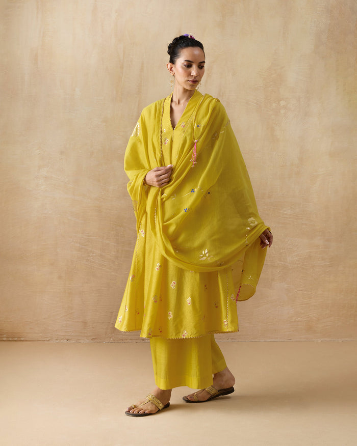 Gale Dupatta - Printed Cotton Silk