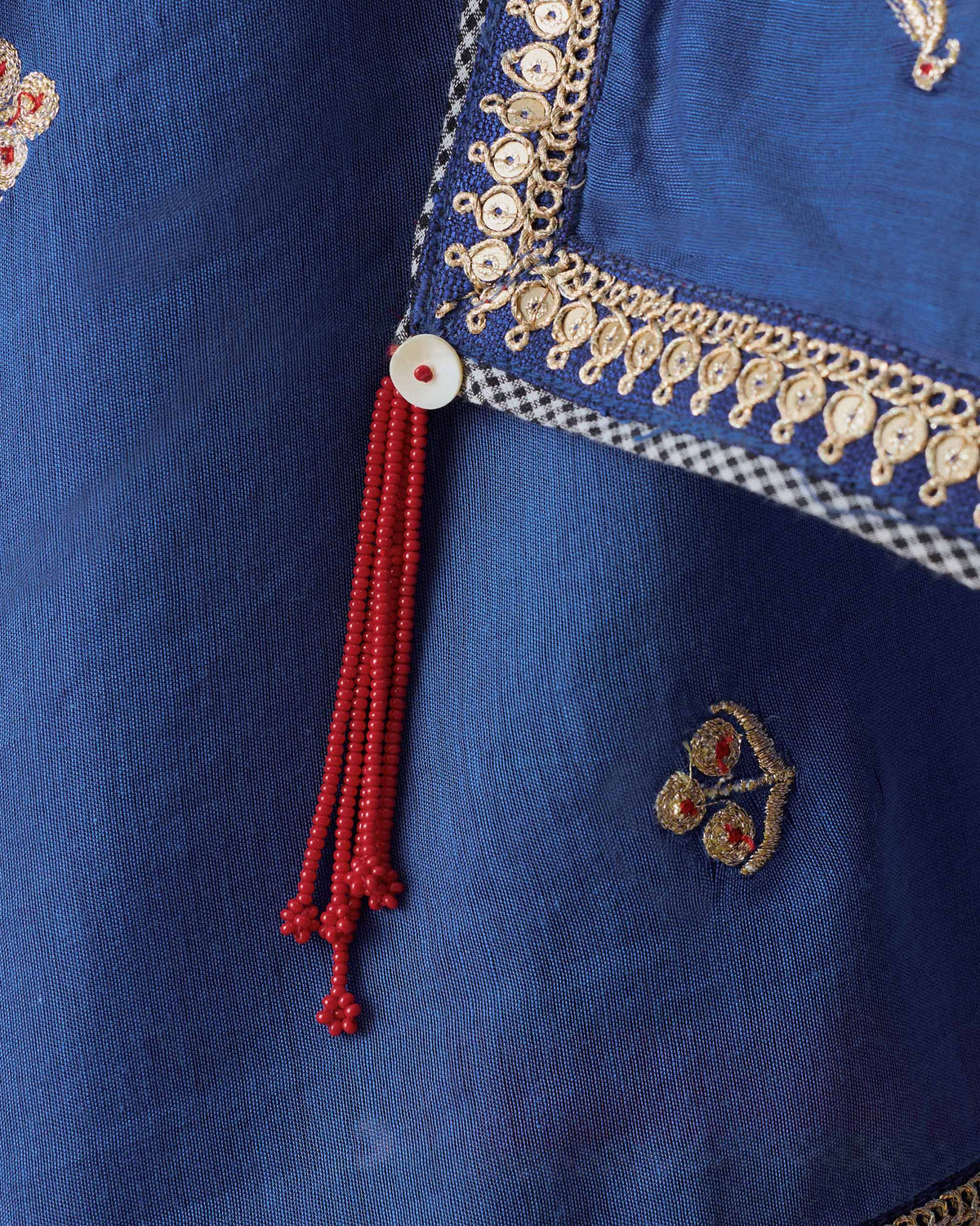 Leher Dupatta - Embroidered Cotton Silk