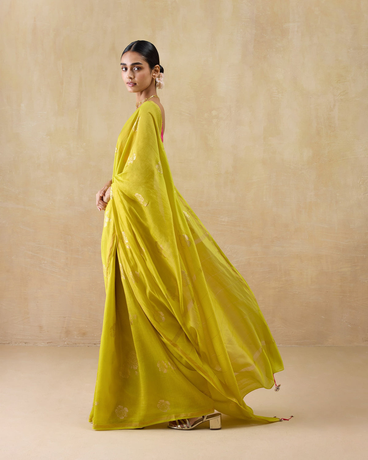 Sunset Sari - Cotton Silk