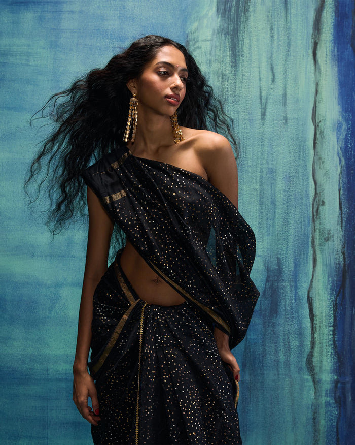 Riverbank Sari - Cotton Silk