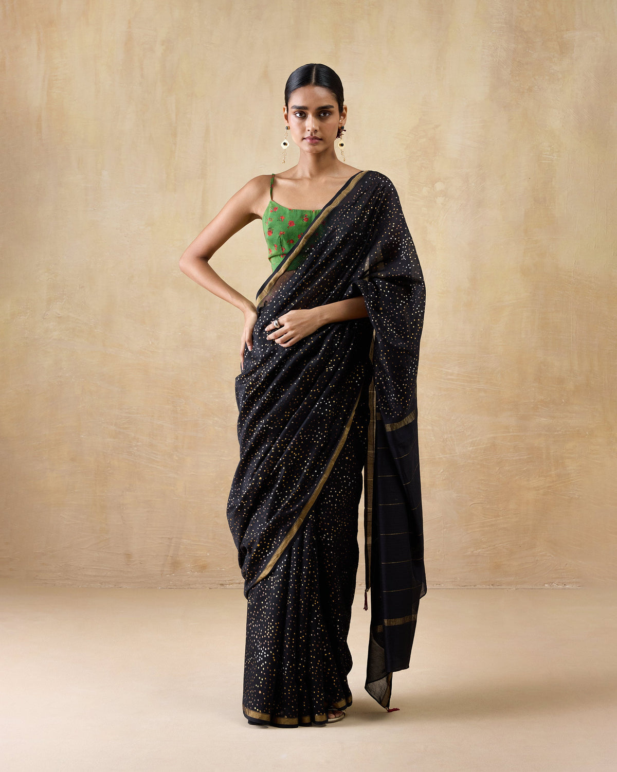 Riverbank Sari - Cotton Silk