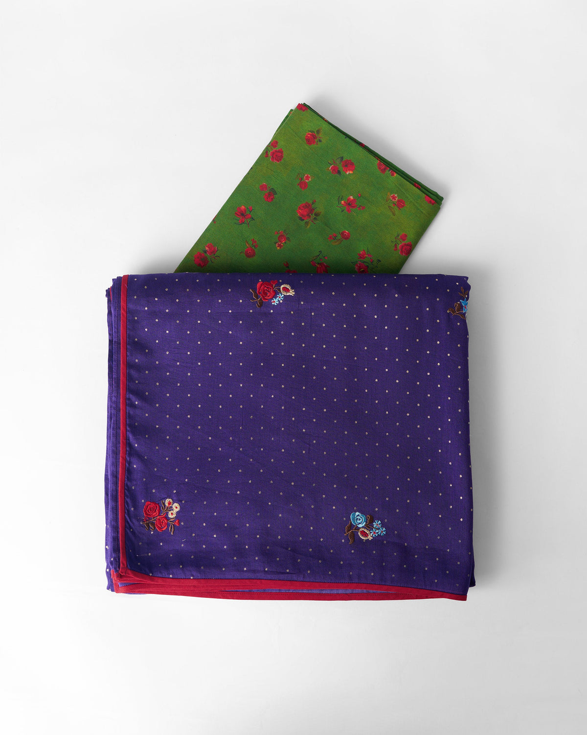 Midnight Dance Sari - Cotton Silk
