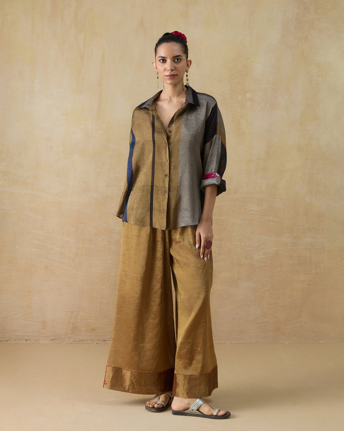 Firefly Shirt - Metallic Tissue Loose Fit