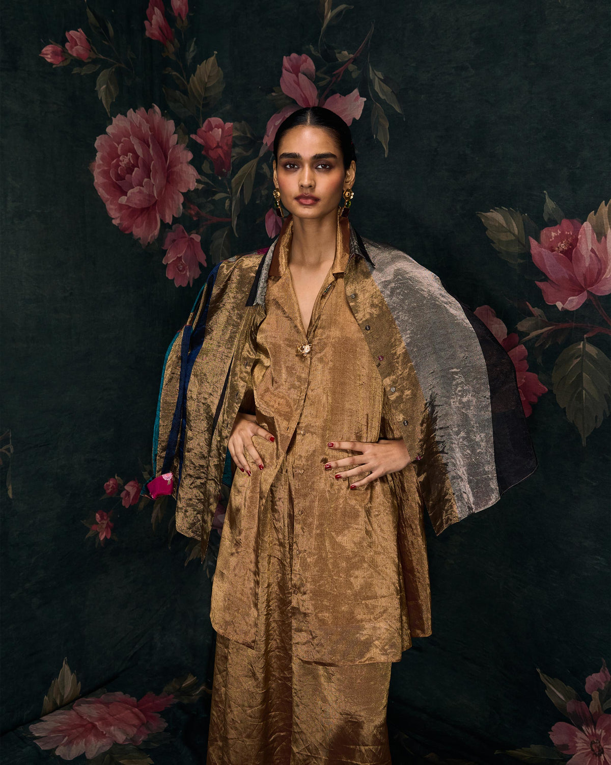 Firefly Shirt - Metallic Tissue Loose Fit
