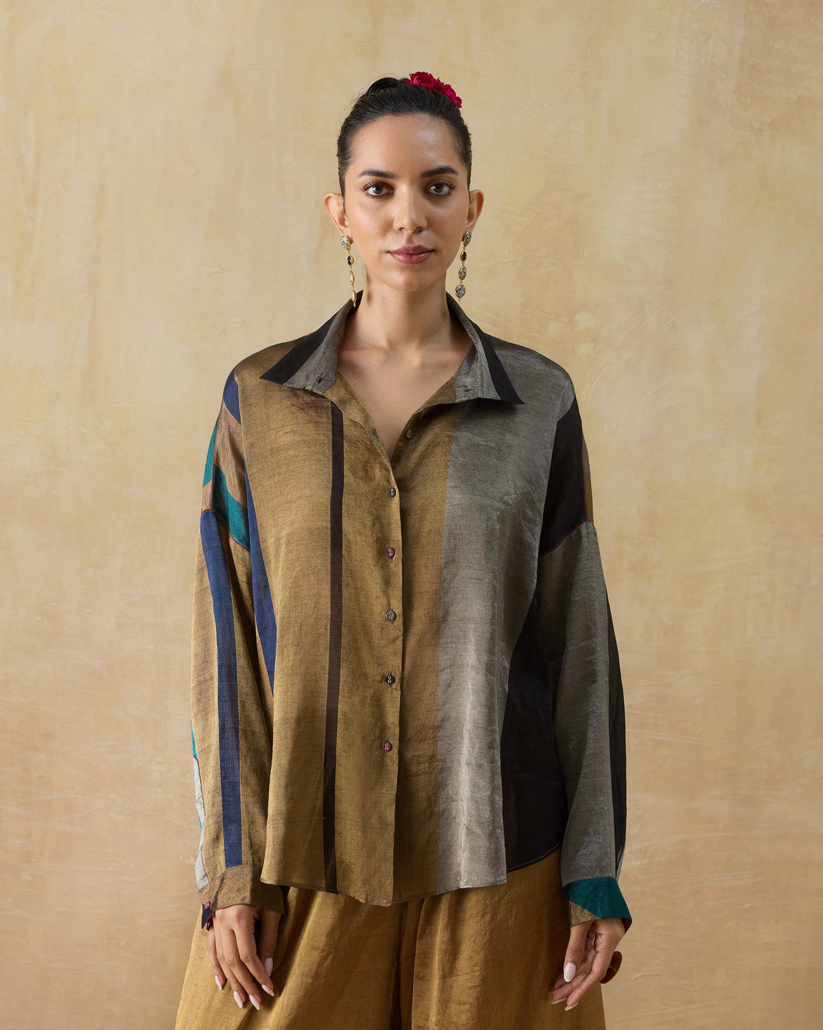 Firefly Shirt - Metallic Tissue Loose Fit
