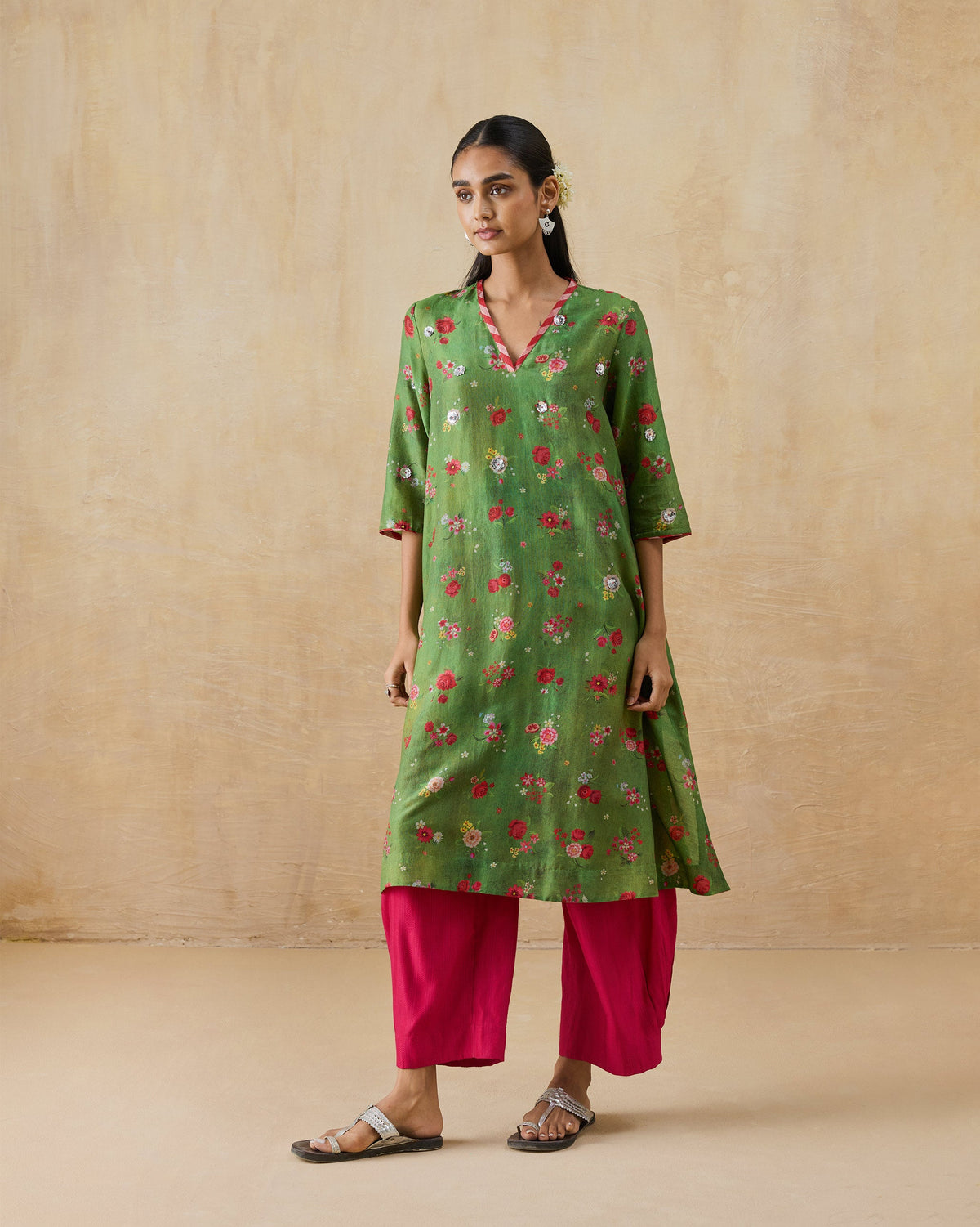 Cascade Kurta - Cotton Silk Regular Fit