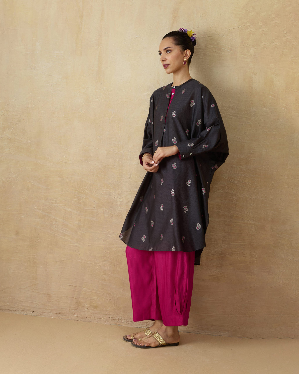 Lazy Sunday Tunic - Cotton Silk Regular Fit