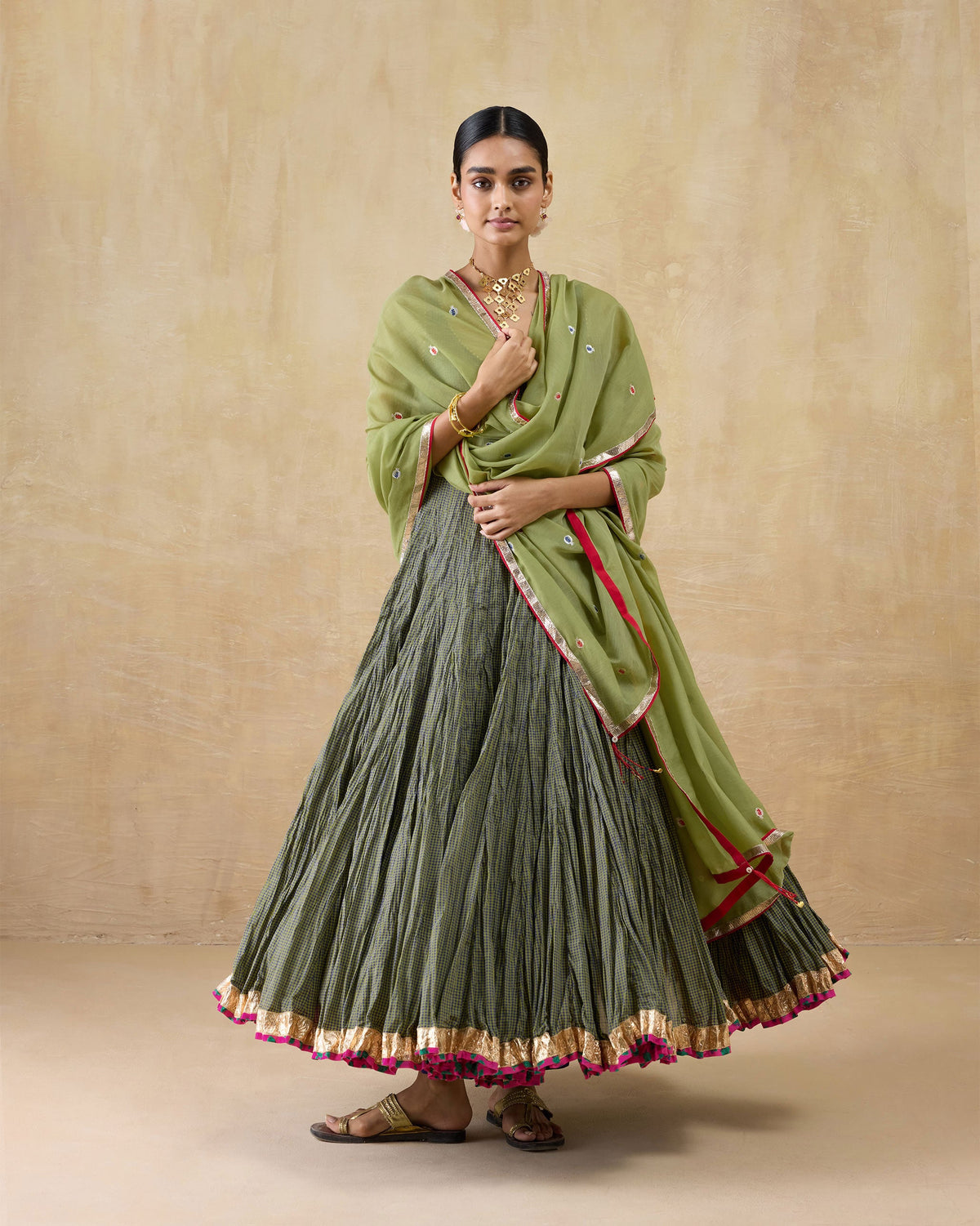Kochi Kurta - 100% Cotton Flared Fit